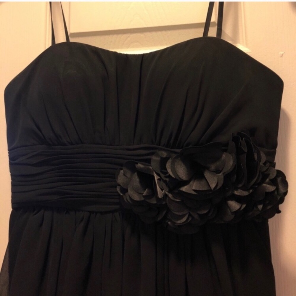 Josh and Jazz Chiffon Strapless Evening Gown